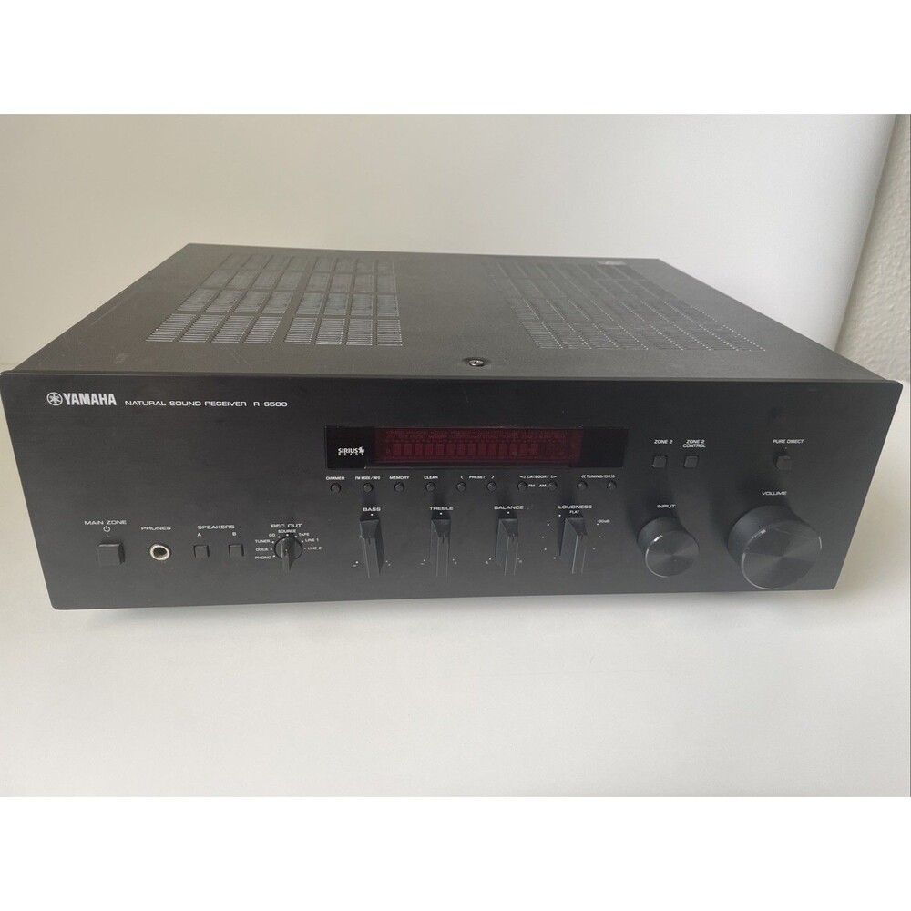 YAMAHA R-S500 NATURAL SOUND STEREO RECEIVER NO REMOTE